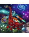 PUZZLE DINOZAURI IN SPATIU, 3x49 PIESE,RVSPC05127