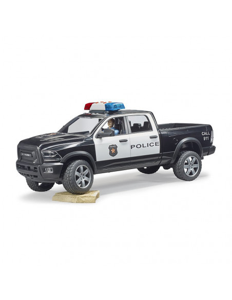 BRUDER - CAMION DE POLITIE RAM 2500 CU POLITIST SI BRUDER - CAMION DE POLITIE RAM 2500 CU POLITIST SI