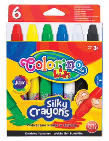 Set tempera solida Colorino Twist, 6 bucati,PA36061PTR