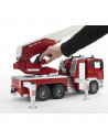 BRUDER - CAMION DE POMPIERI SCANIA R-SERIES CU SCARA, POMPA DE