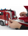 BRUDER - CAMION DE POMPIERI SCANIA R-SERIES CU SCARA, POMPA DE