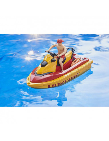 BRUDER - STATIE DE SALVAMARI CU AMBARCATIUNI SI PERSONAL,BR62780