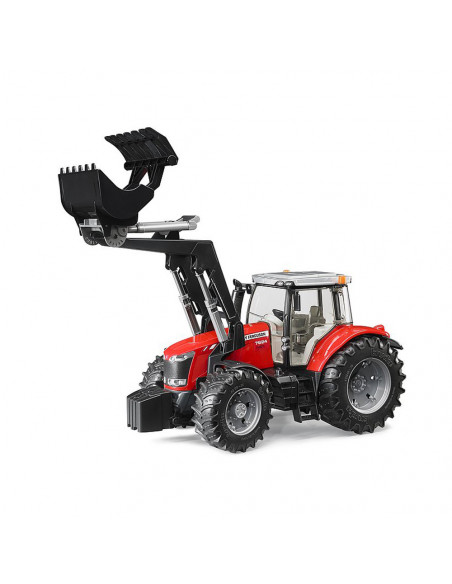BRUDER - TRACTOR MASSEY FERGUSON 7624 CU INCARCATOR