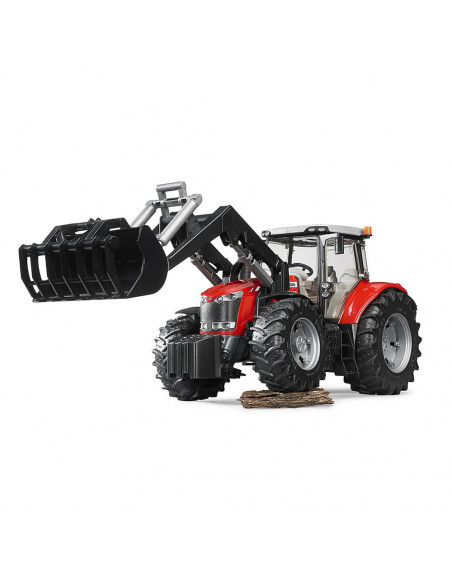 BRUDER - TRACTOR MASSEY FERGUSON 7624 CU INCARCATOR