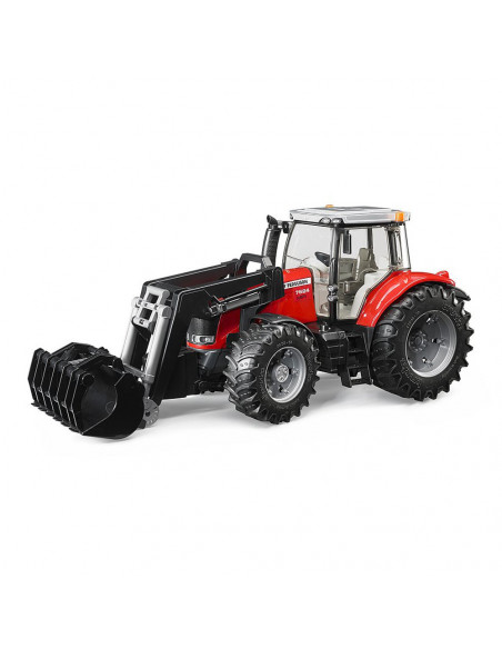 BRUDER - TRACTOR MASSEY FERGUSON 7624 CU INCARCATOR