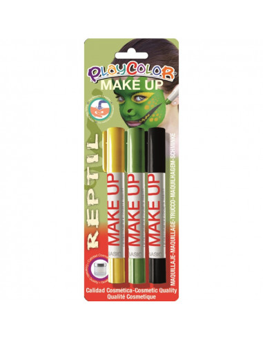 Set tempera Dunsa solida pentru picturi pe fata, reptila, 3