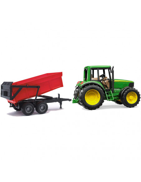 BRUDER - TRACTOR JOHN DEERE 6920 CU REMORCA BASCULABILA,BR02057