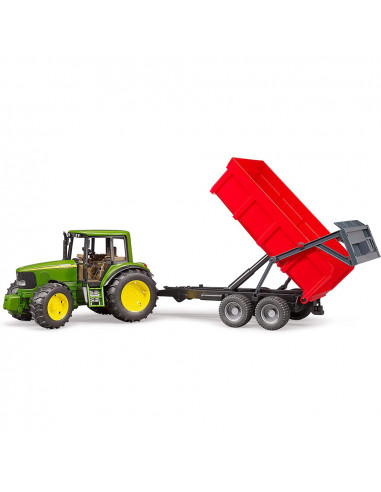 BRUDER - TRACTOR JOHN DEERE 6920 CU REMORCA BASCULABILA,BR02057