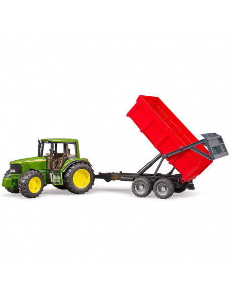 BRUDER - TRACTOR JOHN DEERE 6920 CU REMORCA BASCULABILA,BR02057