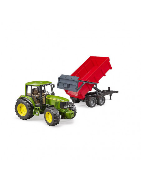 BRUDER - TRACTOR JOHN DEERE 6920 CU REMORCA BASCULABILA,BR02057