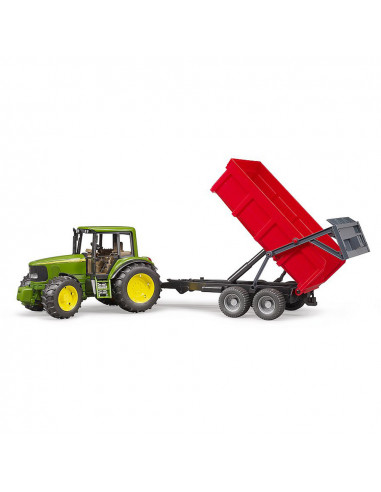 BRUDER - TRACTOR JOHN DEERE 6920 CU REMORCA BASCULABILA,BR02057