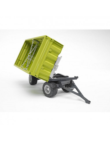 BRUDER - REMORCA BASCULABILA FLIEGL CU TREI CAI SI PARTEA DE