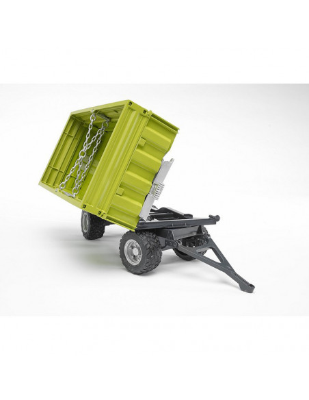 BRUDER - REMORCA BASCULABILA FLIEGL CU TREI CAI SI PARTEA DE