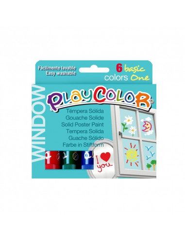 Set tempera solida Dunsa pentru sticla, 6 bucati,DP020