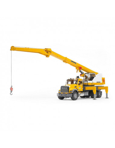 BRUDER - CAMION MACK GRANITE LIEBHERR CU MACARA,BR02818