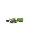 Tractor John Deere 7930 cu incarcator frontal si remorca