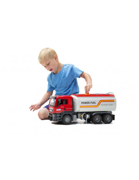 Autocisterna MAN TGS Bruder, rosie,BR03775 Autocisterna MAN TGS Bruder, rosie,BR03775