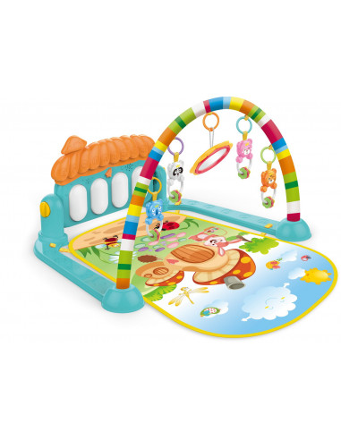 Salteluta Multicolora Cu Centru De Activitati Si Pian,HE0639