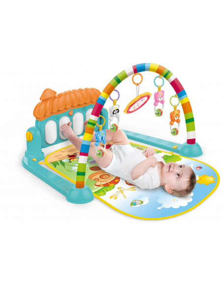 Salteluta Multicolora Cu Centru De Activitati Si Pian,HE0639