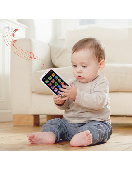 Telefon Bebe Smart Cu Lumini Si Sunete,HE8001