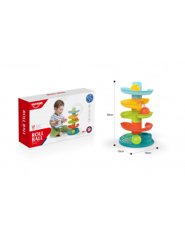 Turnulet Bebe Cu Bile Colorate,HE0291