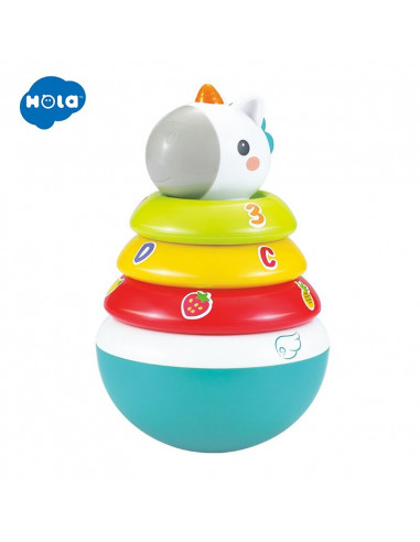 Hopa Mitica Roly Poly Unicorn Cu Inele Pentru Stivuit,3136