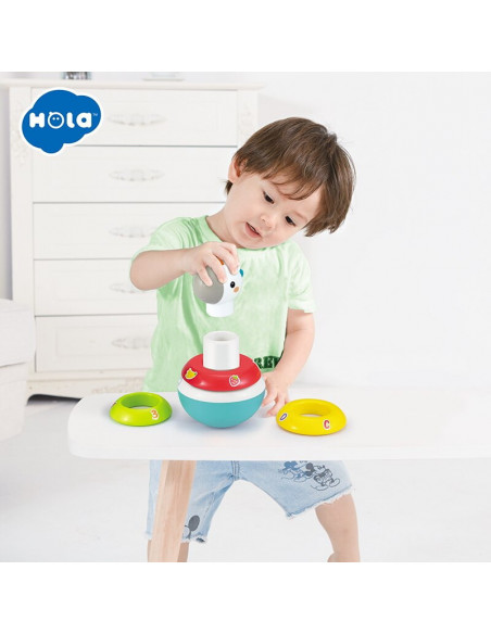 Hopa Mitica Roly Poly Unicorn Cu Inele Pentru Stivuit,3136
