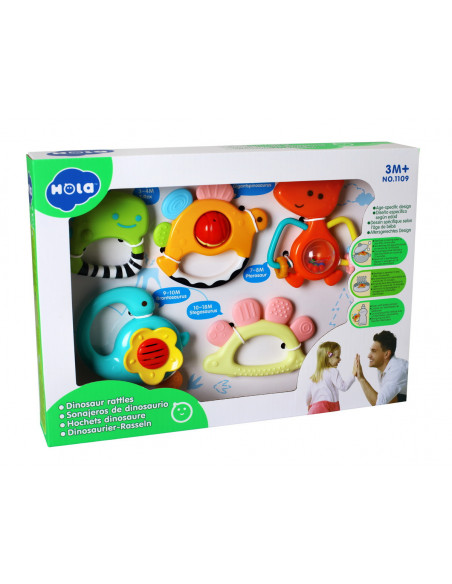 Set 5 Zornaitori Dinozauri Multicolori,1109