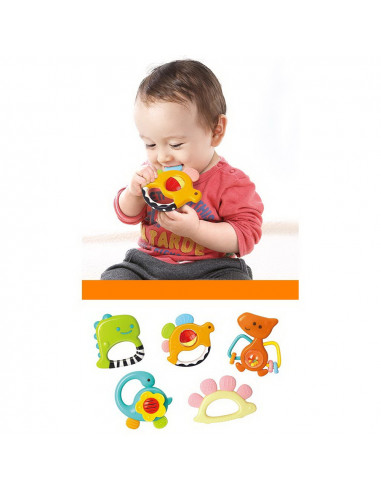 Set 5 Zornaitori Dinozauri Multicolori,1109