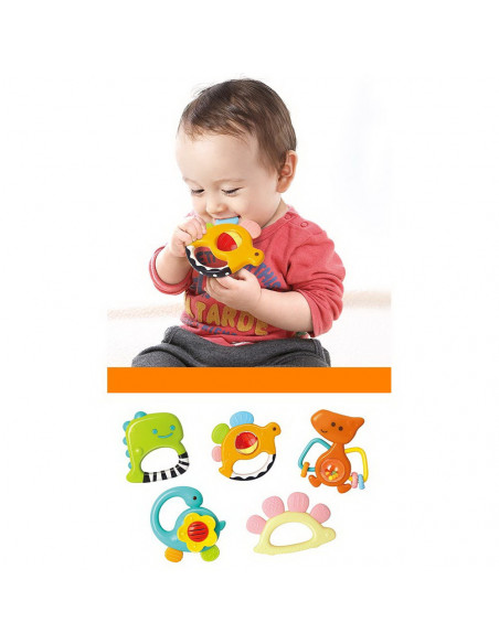 Set 5 Zornaitori Dinozauri Multicolori,1109