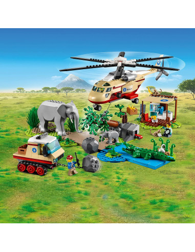 Lego City Operatiune De Salvare A Animalelor Salbatice