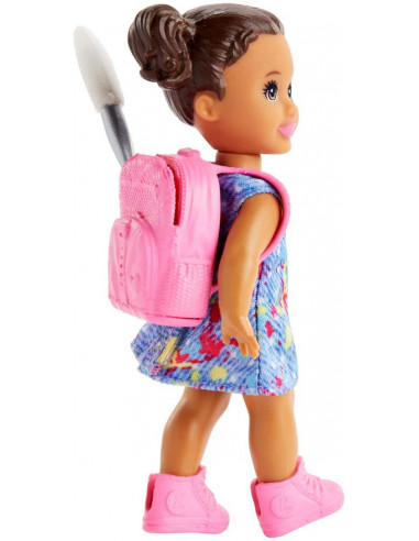 Barbie Cariere Set Mobilier Cu Papusa Blonda Profesoara De