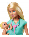 Barbie Cariere Set Cu Papusa Doctor Pediatru,MTDHB63_GKH23
