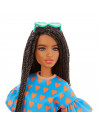 Papusa Barbie Fashionista Satena Cu Codite Impletite Si Tinuta