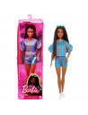 Papusa Barbie Fashionista Satena Cu Codite Impletite Si Tinuta