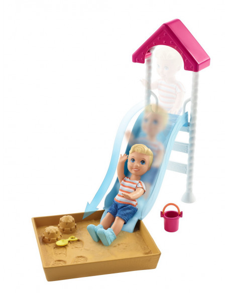 Set Barbie Skipper Babysitters Baietel Cu Loc De