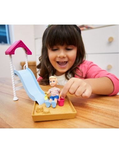 Set Barbie Skipper Babysitters Baietel Cu Loc De