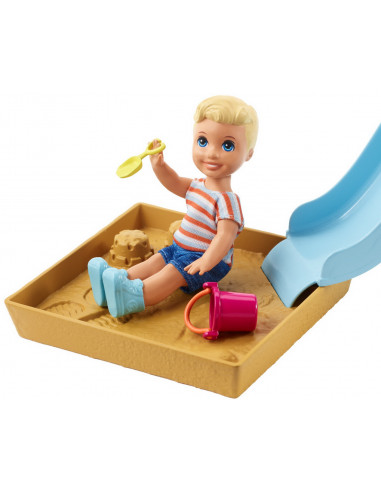 Set Barbie Skipper Babysitters Baietel Cu Loc De