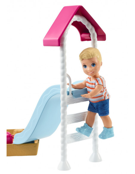 Set Barbie Skipper Babysitters Baietel Cu Loc De