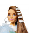 Papusa Barbie Extra Style Rochie Curcubeu,MTGYJ78