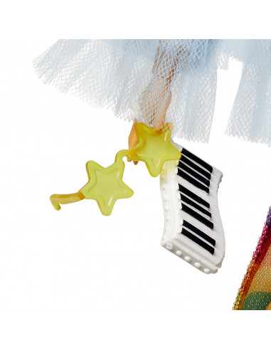 Papusa Barbie Extra Style Rochie Curcubeu,MTGYJ78