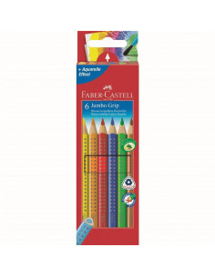 FC110906,Creioane Colorate Faber-Castell Jumbo Grip, 6 culori