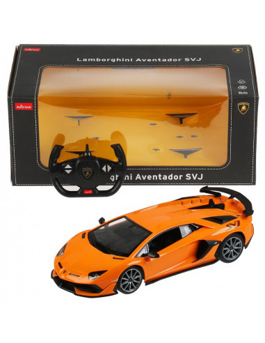 Masina Cu Telecomanda Aventador Svj Portocaliu Scara 1 La