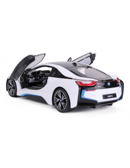 Masina Cu Telecomanda Bmw I8 Alb Scara 1 La 14,Ras71010_Alb