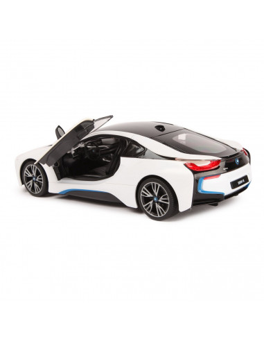 Masina Cu Telecomanda Bmw I8 Alb Scara 1 La 14,Ras71010_Alb