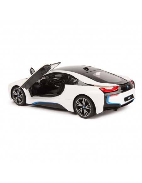 Masina Cu Telecomanda Bmw I8 Alb Scara 1 La 14,Ras71010_Alb