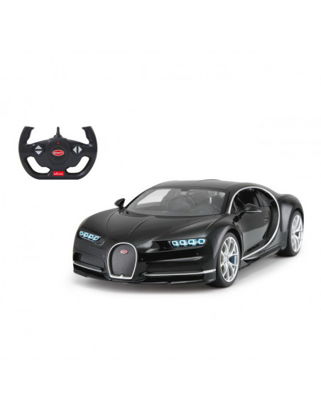 Masina Cu Telecomanda Bugatti Chiron Negru Scara 1 La