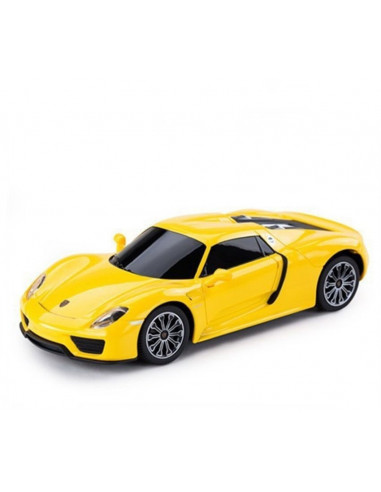 Masina Cu Telecomanda Porsche 918 Spyder Galben Scara 1 La
