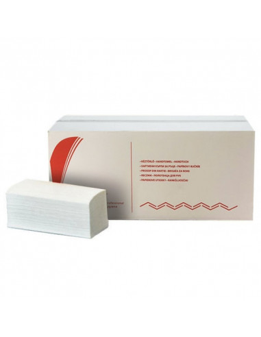 Prosoape pliate V Bokk, 21 cm x 25 cm, 2 straturi, 150 buc/set