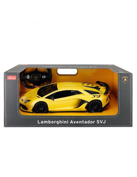 Masina Cu Telecomanda Lamorghini Aventador Svj Galben Scara 1